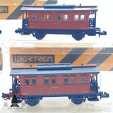 ♻️ 2da mano - IBERTREN 5x 247 371 223 vagones pasajero y equipajes RENFE N escala 1:160