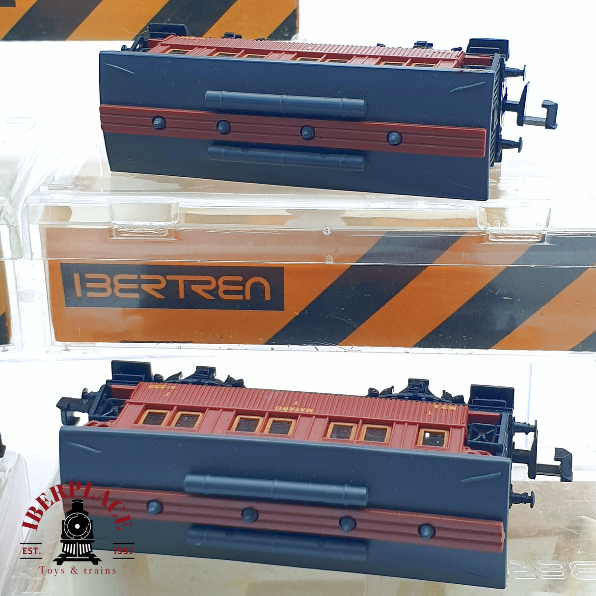 ♻️ 2da mano - IBERTREN 5x 247 371 223 vagones pasajero y equipajes RENFE N escala 1:160