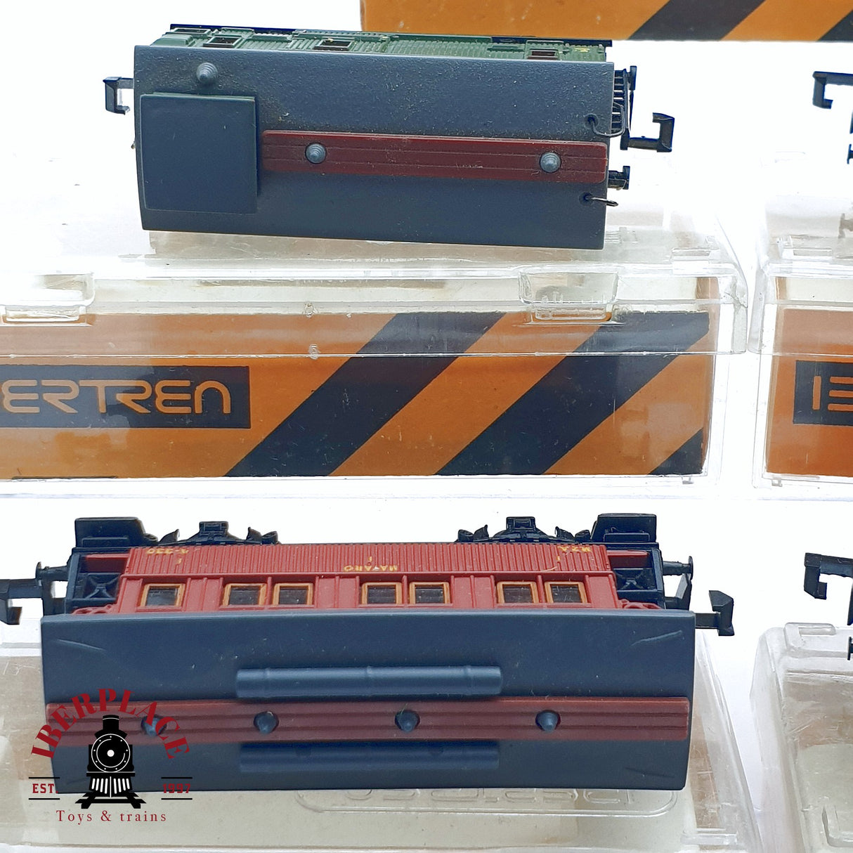 ♻️ 2da mano - IBERTREN 5x 247 371 223 vagones pasajero y equipajes RENFE N escala 1:160