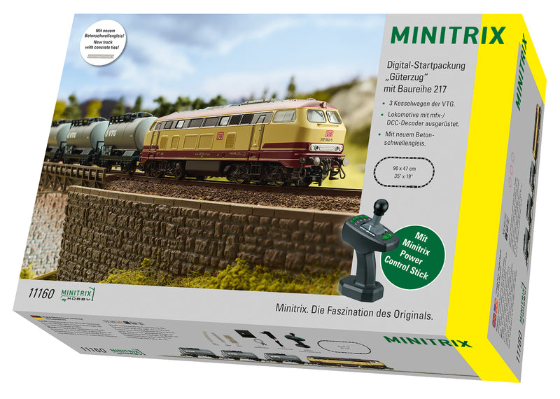 Minitrix 11160 – Starter set BR 217 freight train – N 1:160