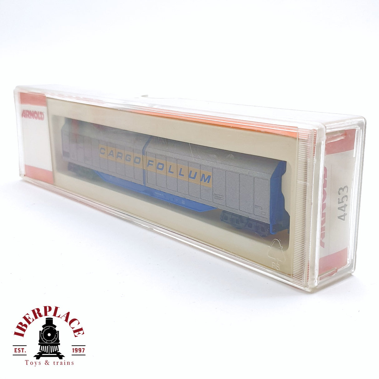 ♻️ 2da mano - Arnold 4453 vagón Cargo Follum DB N escala 1:160