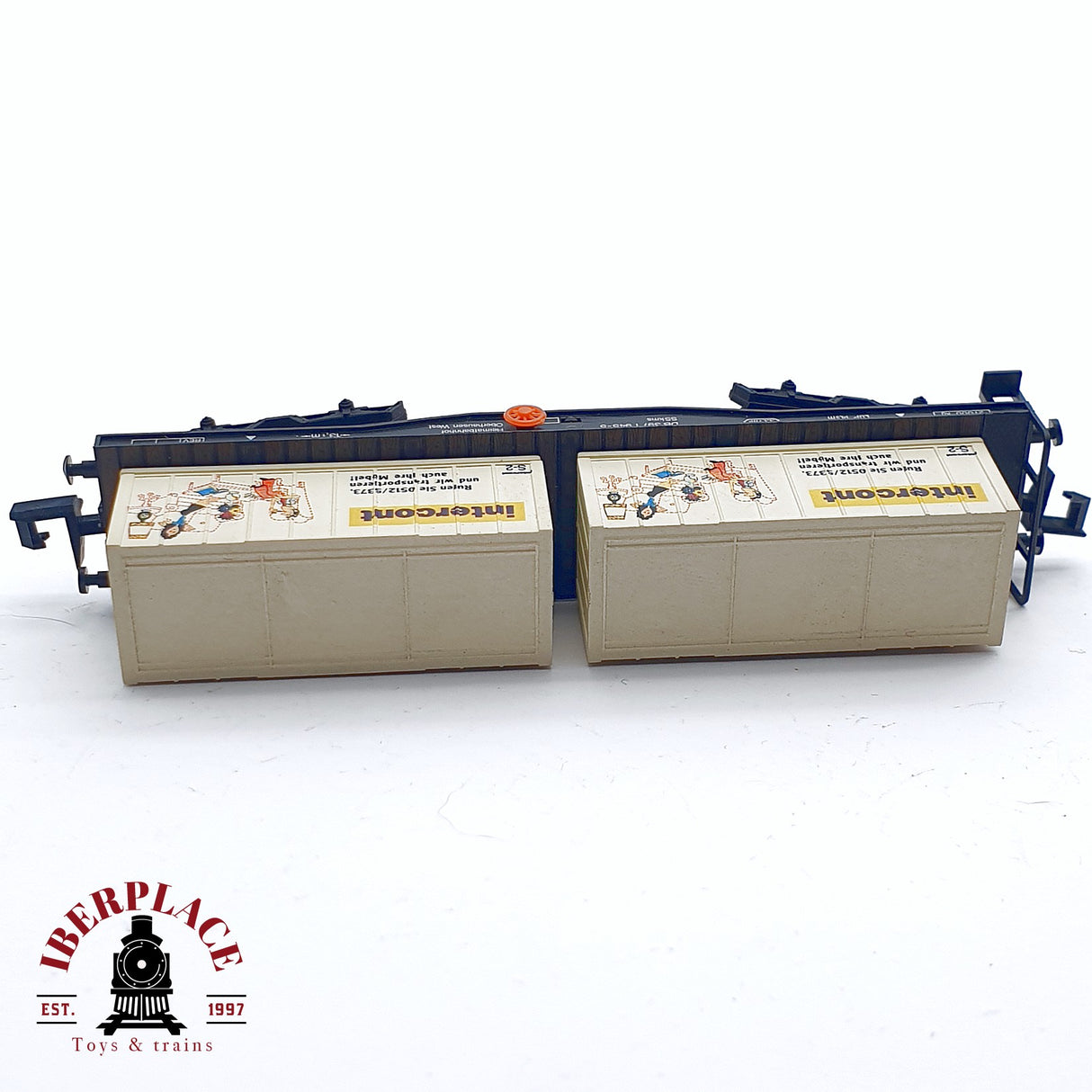 ♻️ 2da mano - Arnold 4958 vagón contenedores intercont DB N escala 1:160