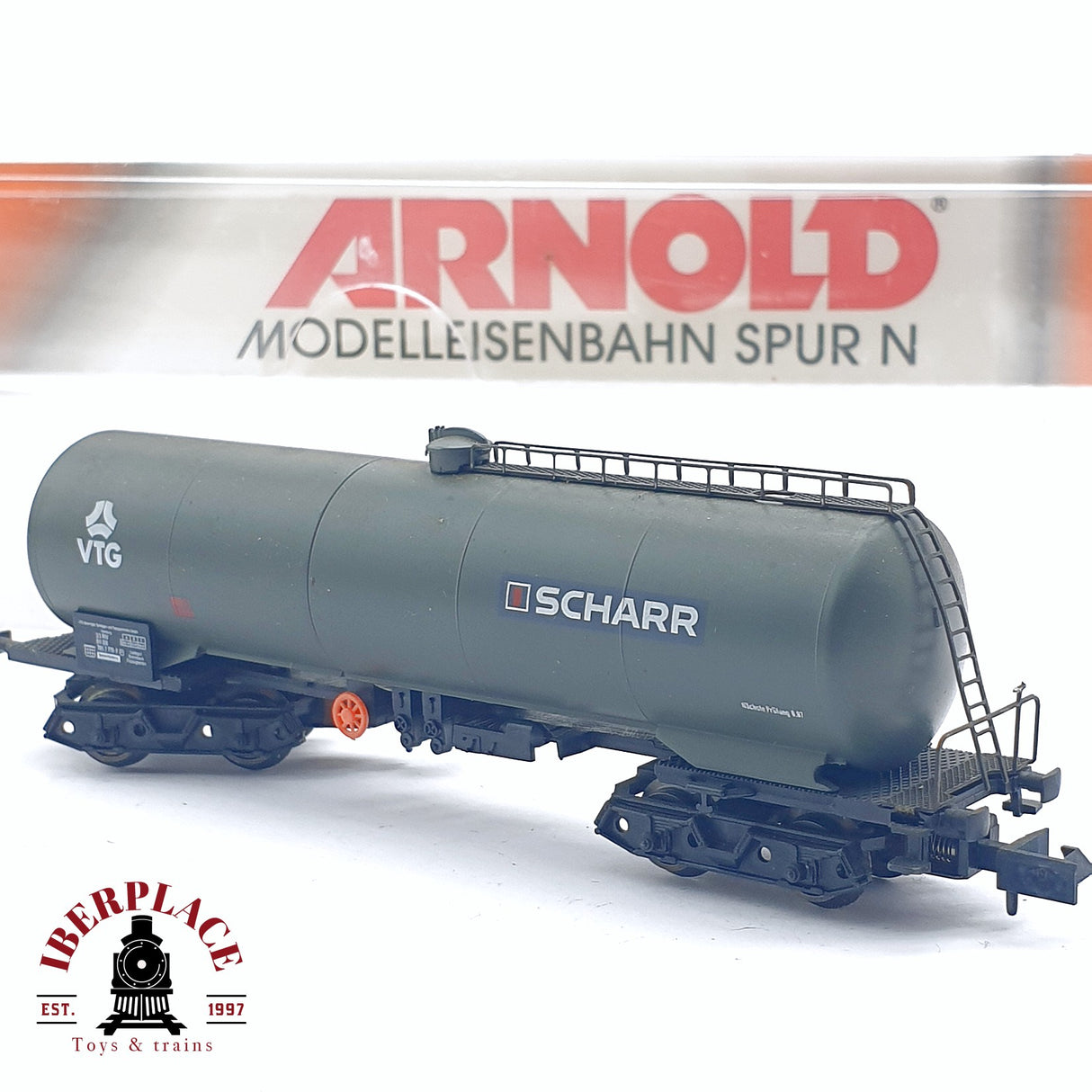♻️ 2da mano - Arnold 4372 vagón cisterna Scharr VTG DB N escala 1:160