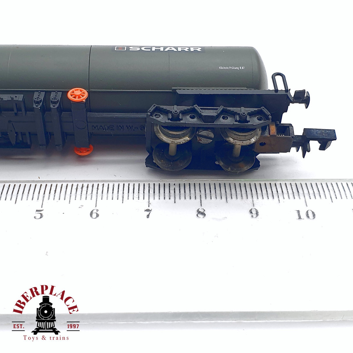 ♻️ 2da mano - Arnold 4372 vagón cisterna Scharr VTG DB N escala 1:160