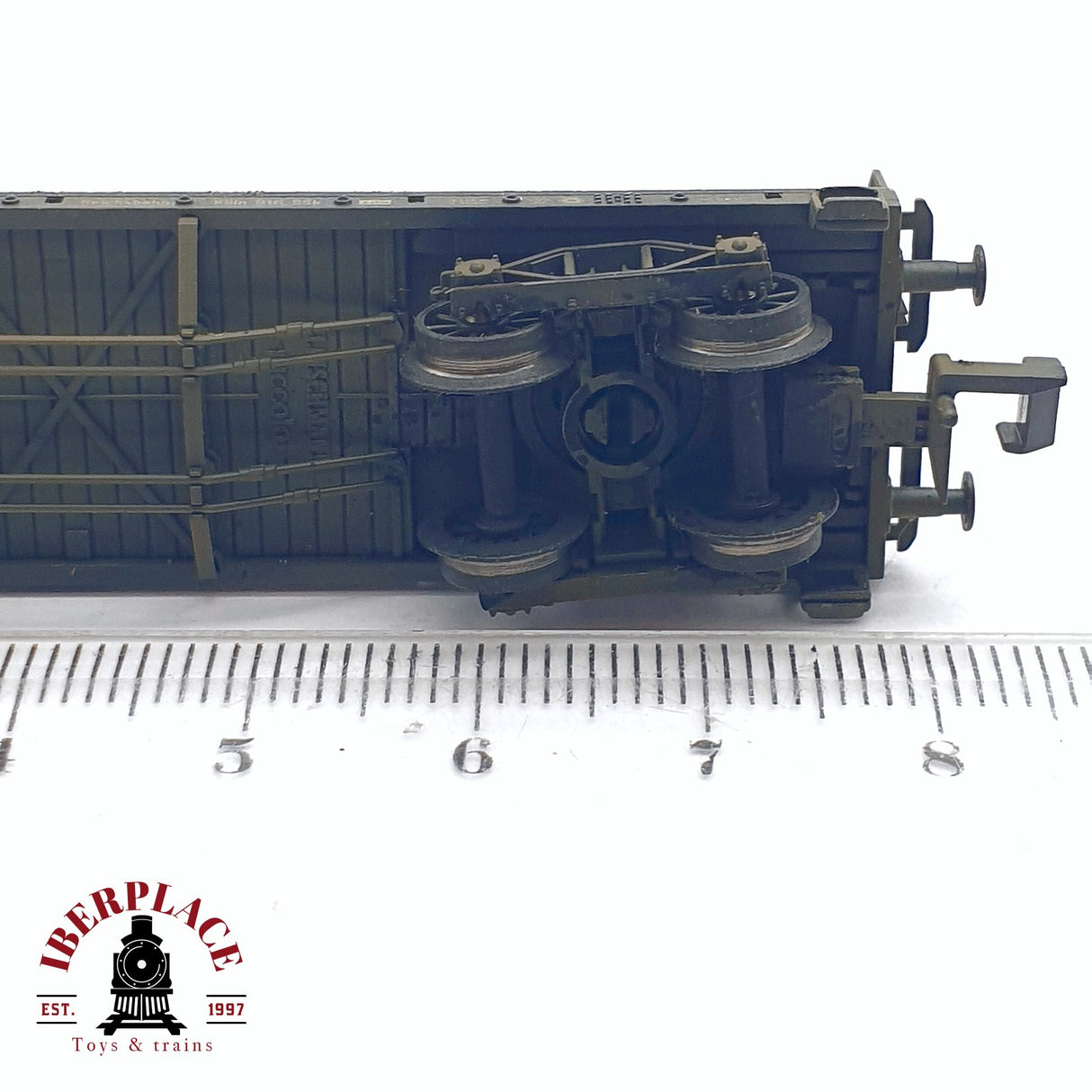 ♻️ 2da mano - Fleischmann 8255K vagón plataforma DR N escala 1:160