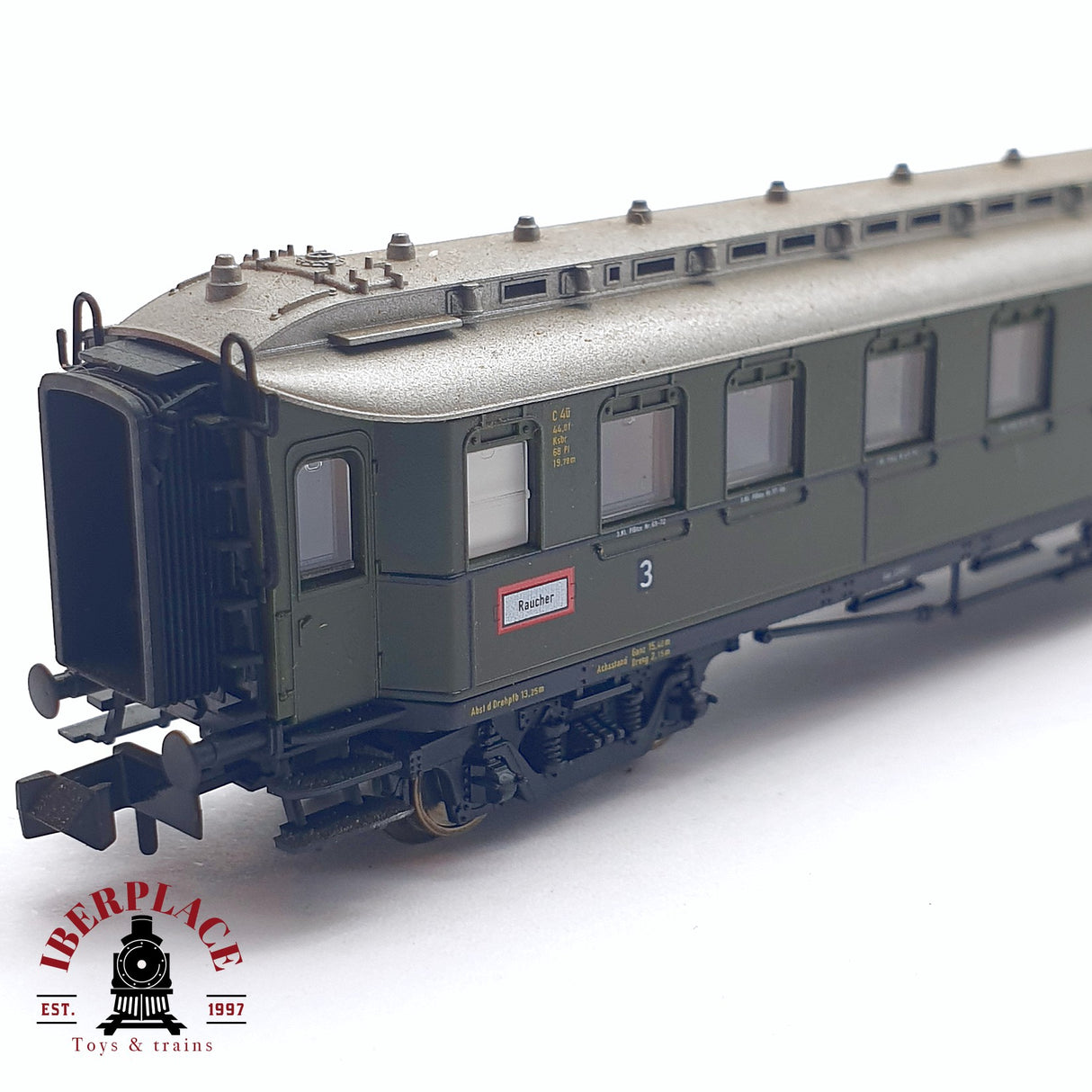 ♻️ 2da mano - Fleischmann 8083K vagón pasajeros DRG 18 041 N escala 1:160