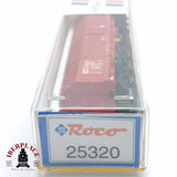 ♻️ 2da mano - Roco 25320 vagón cerrado Cargo DB Rojo N escala 1:160