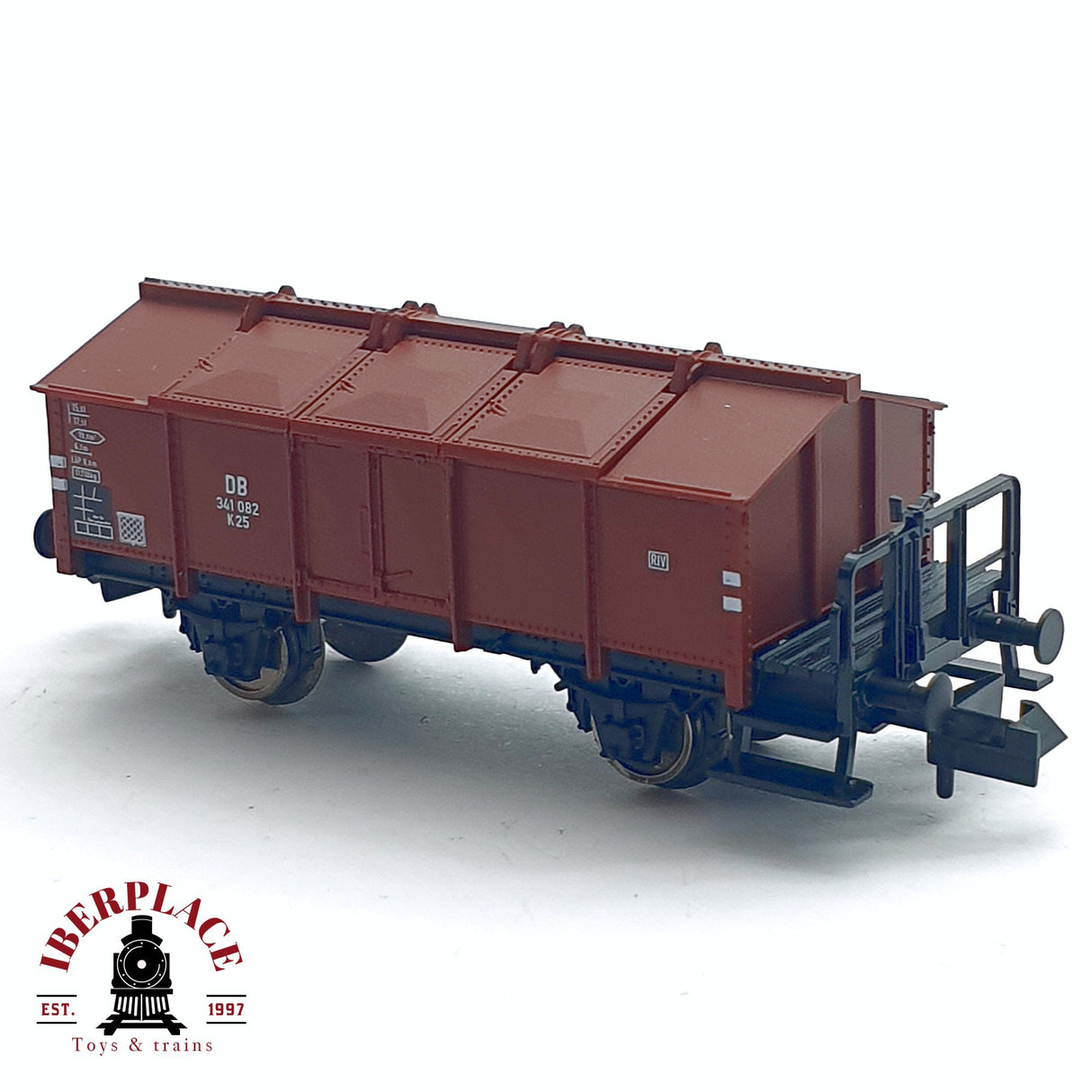 ♻️ 2da mano - Fleischmann 8219K vagón mercancias DB 341 082 N escala 1:160