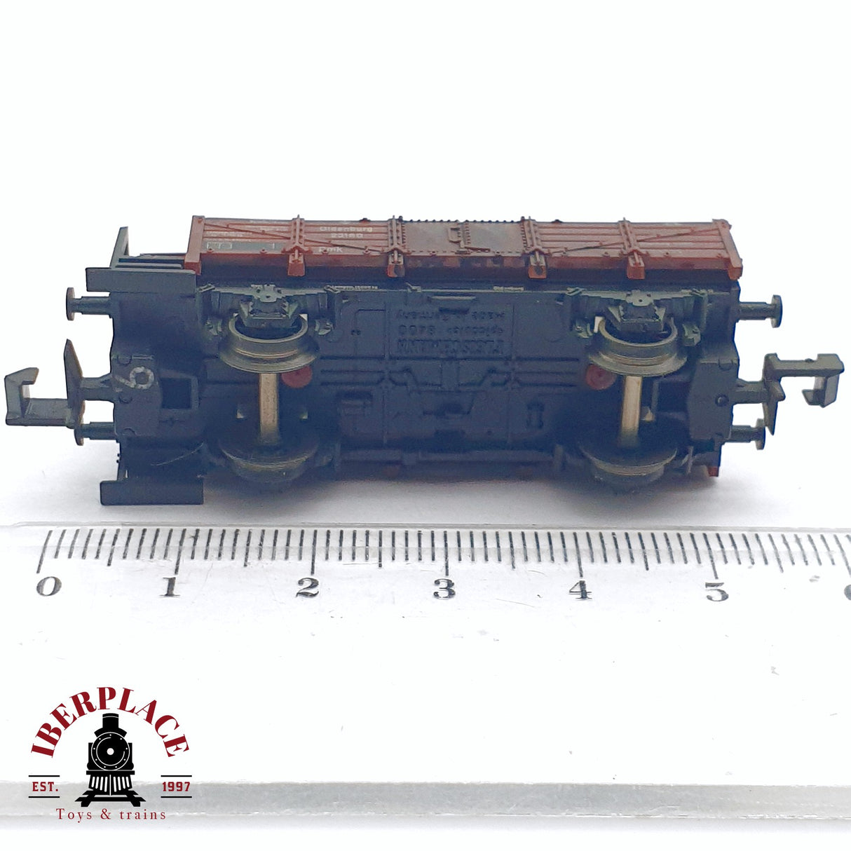 ♻️ 2da mano - Fleischmann vagón mercancias con garita 23160 N escala 1:160