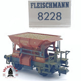 ♻️ 2da mano - Fleischmann 8228 vagón tolva con gravilla DR N escala 1:160