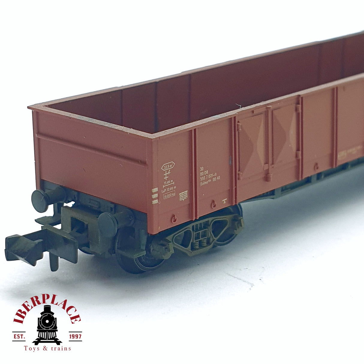 ♻️ 2da mano - Fleischmann 8282 vagón de bordes altos DB N escala 1:160