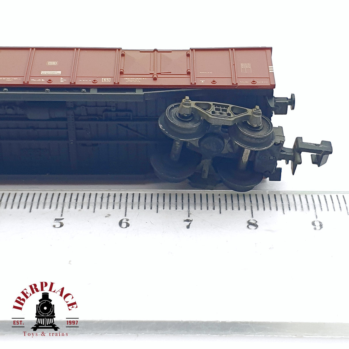 ♻️ 2da mano - Fleischmann 8282 vagón de bordes altos DB N escala 1:160