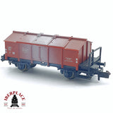 ♻️ 2da mano - Fleischmann 8210 vagón mercancias DB rojo oxido N escala 1:160