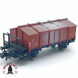 ♻️ 2da mano - Fleischmann 8210 vagón mercancias DB rojo oxido N escala 1:160