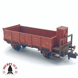 ♻️ 2da mano - Fleischmann 8209 vagón de borde alto con garita DR N escala 1:160