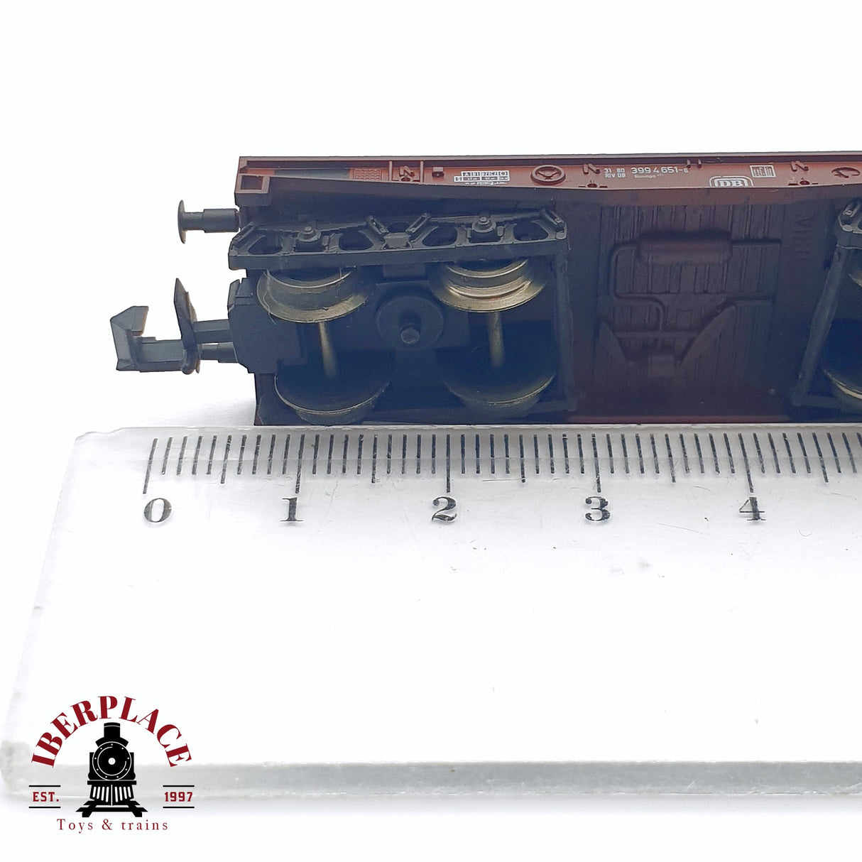 ♻️ 2da mano - Roco 25182 vagón plataforma DB  N escala 1:160