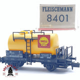♻️ 2da mano - Fleischmann 8401 vagon cisterna Shell DB N escala 1:160