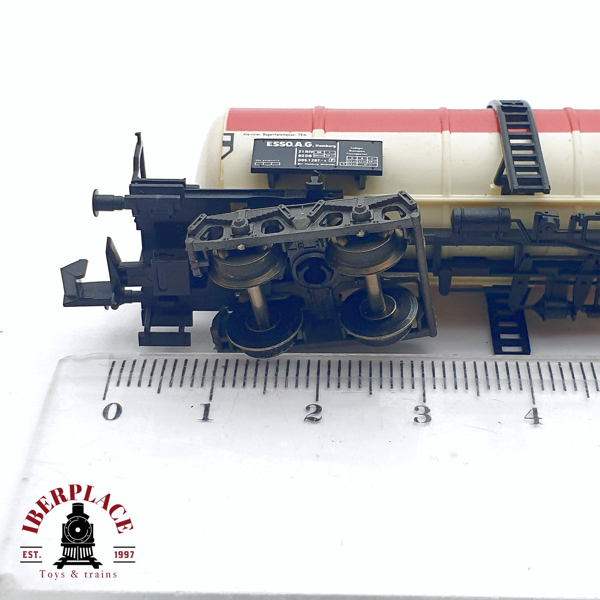 ♻️ 2da mano - Fleischmann 8480K vagón cisterna Esso DB N escala 1:160