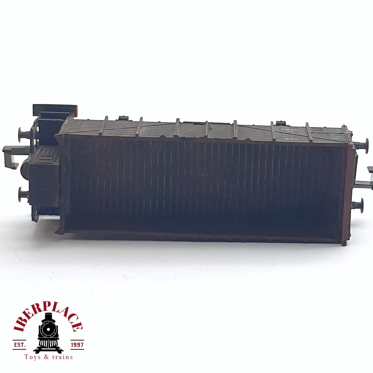 ♻️ 2da mano - Fleischmann 8216A vagón bordes altos ÖBB 746 007 N escala 1:160