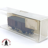 ♻️ 2da mano - Fleischmann vagón mercancia de puerta corrediza envejecido DR N escala 1:160