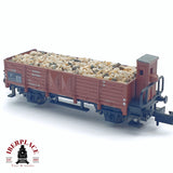 ♻️ 2da mano - Arnold 4412 vagón de borde alto con gravilla DR N escala 1:160