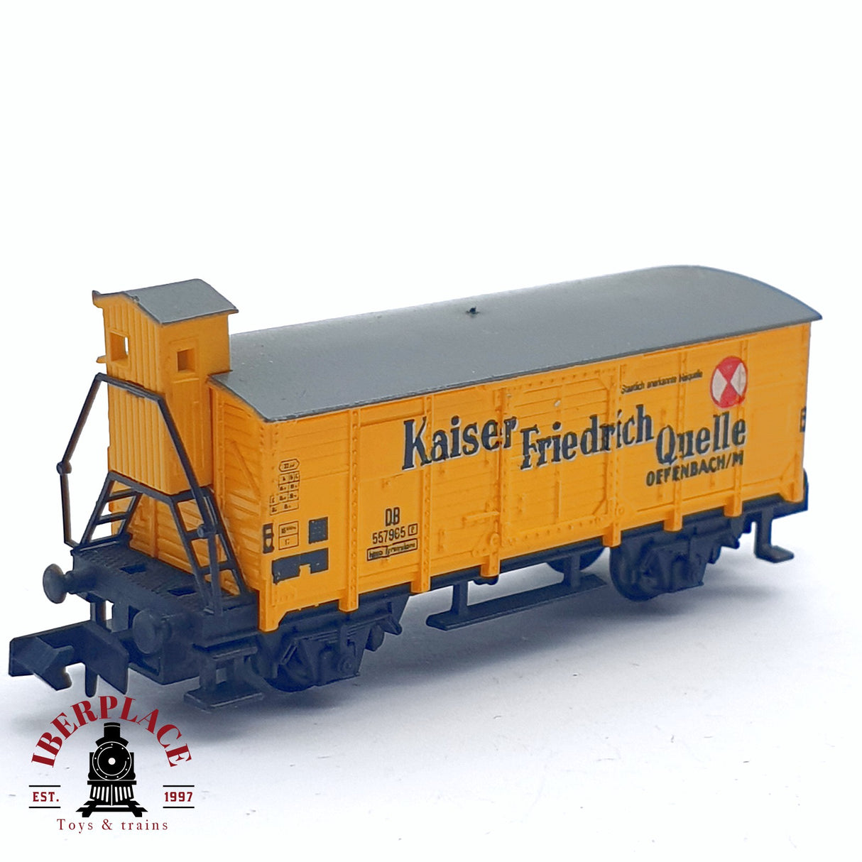 ♻️ 2da mano - Arnold 4273 vagón cerrado con garita Kaiser Friedrich DB N escala 1:160