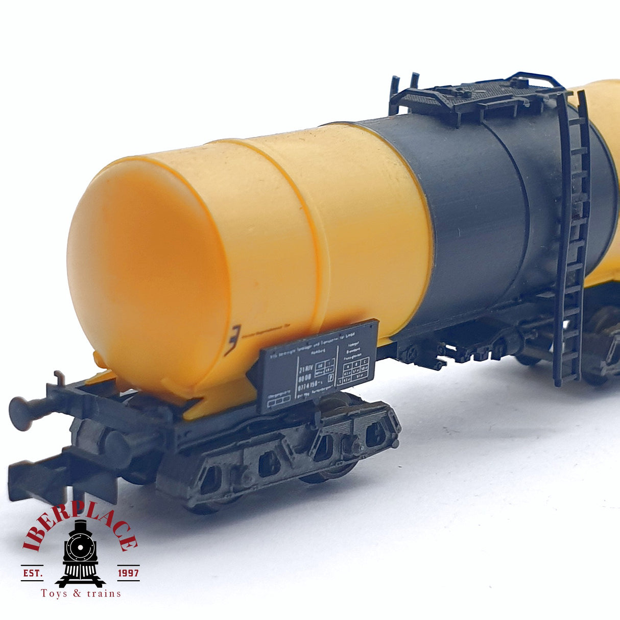 ♻️ 2da mano - Fleischmann 8481K vagón cisterna Shell DB N escala 1:160