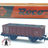 ♻️ 2da mano - Roco 02317A vagón de bordes altos con carbón EUROP DB N escala 1:160