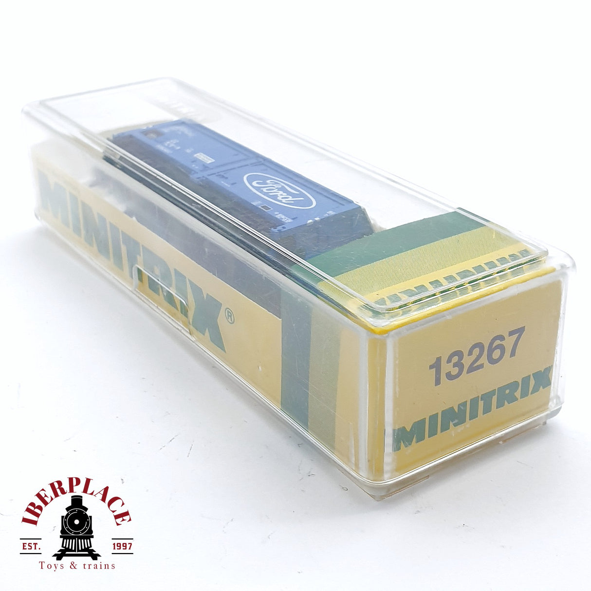 ♻️ 2da mano - Minitrix 13267 vagón mercancias Ford DB 057 1 007 N escala 1:160
