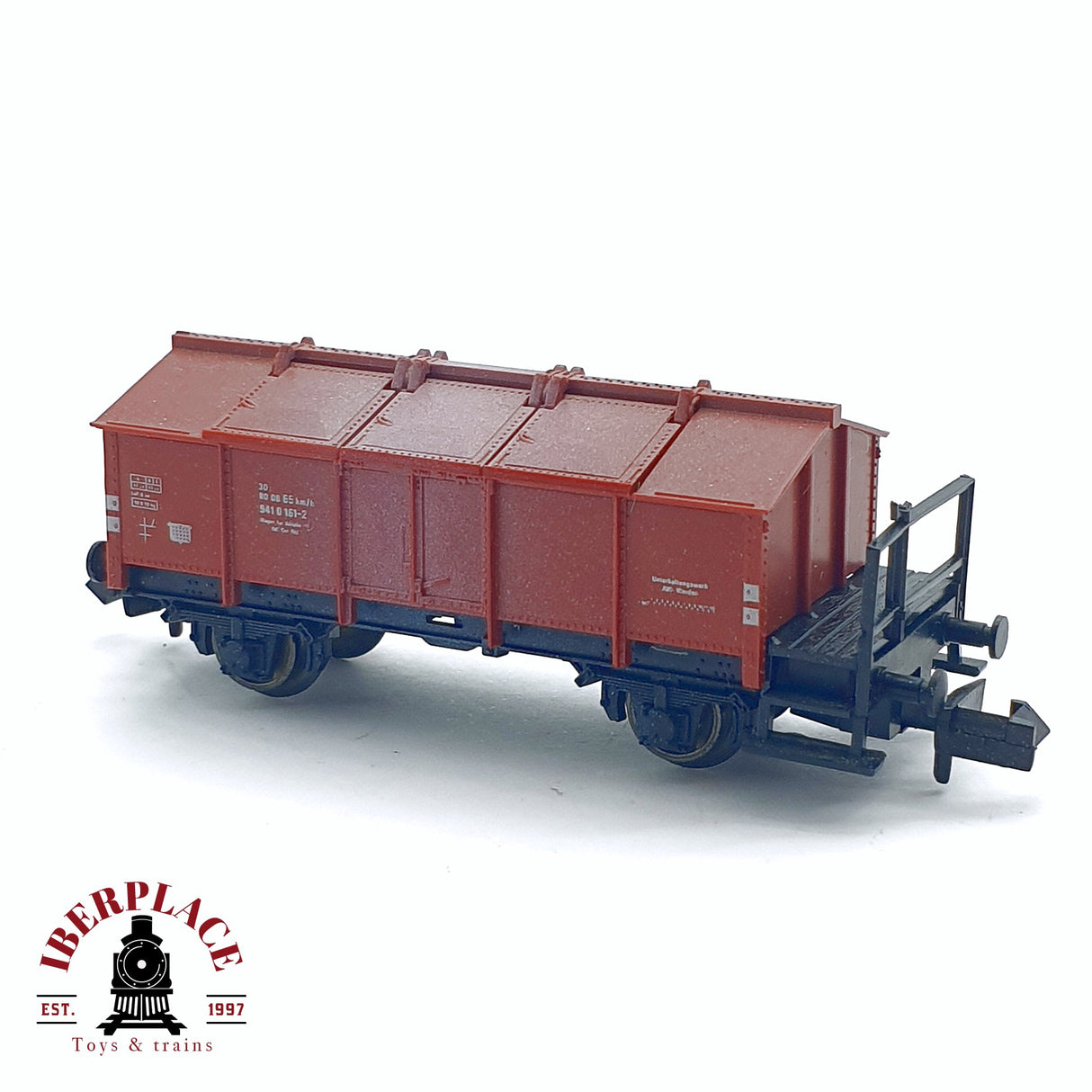 ♻️ 2da mano - Fleischmann vagón mercancias DB 941 0 161-2 N escala 1:160