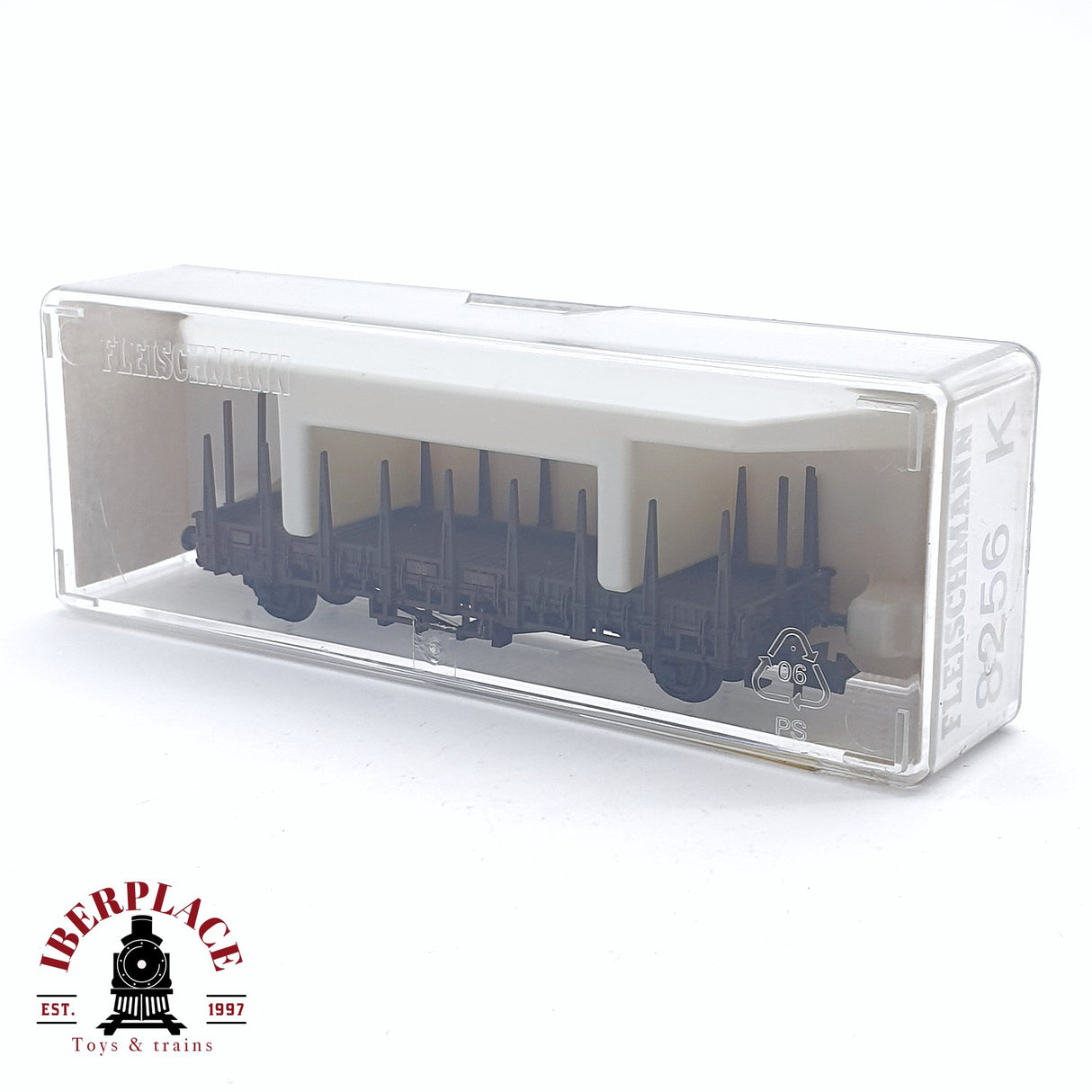 ♻️ 2da mano - Fleischmann 8856K vagón con estacas DB N escala 1:160