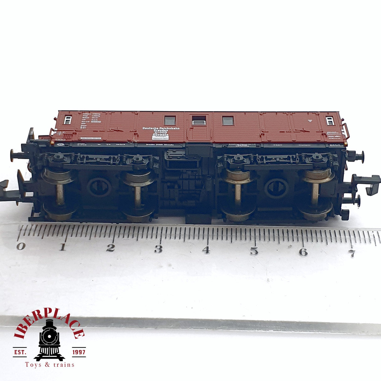 ♻️ 2da mano - Fleischmann 8394K vagón establo DR Dresden 21005 N escala 1:160