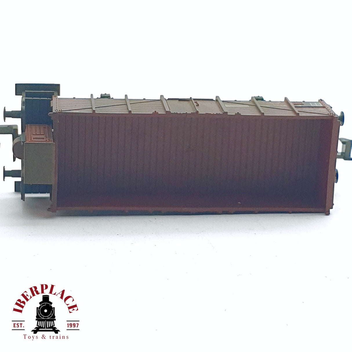 ♻️ 2da mano - Fleischmann 8825K vagon de bordes altos con garita 41579 N escala 1:160