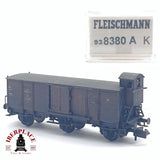 ♻️ 2da mano - Fleischmann 93 8380 A K vagón cerrado ÖBB N escala 1:160