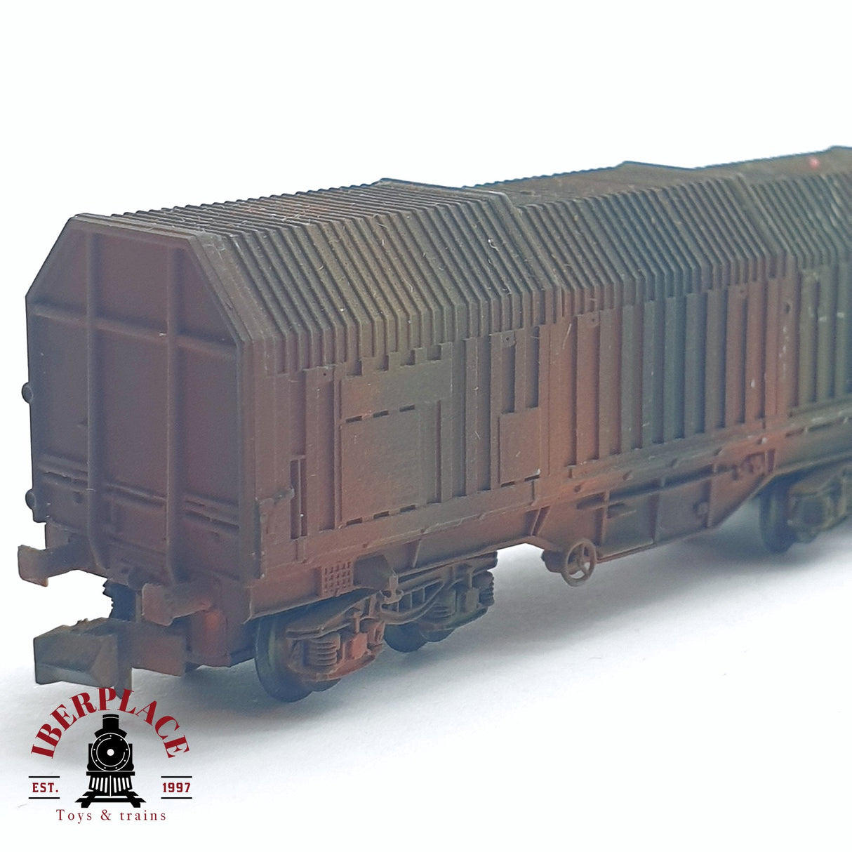 ♻️ 2da mano - Roco 25206 vagón mercancias envejecido N escala 1:160