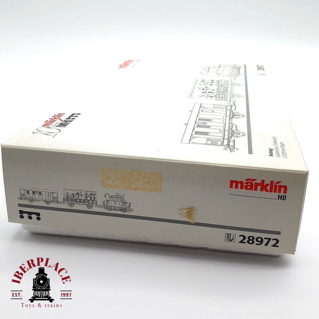 ♻️ 2 mano - Märklin 28972 Locomotora desfile Glaskasten DR H0 escala 1:87 A107