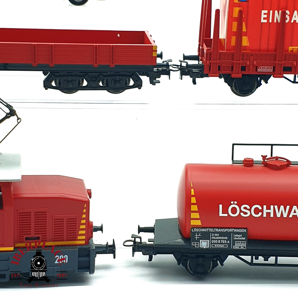 ♻️ 2da mano - Märklin Start Up Locomotora Digital mfx + vagones Bomberos H0 escala 1:87 A11