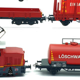 ♻️ 2da mano - Märklin Start Up Locomotora Digital mfx + vagones Bomberos H0 escala 1:87 A11