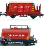 ♻️ 2da mano - Märklin Start Up Locomotora Digital mfx + vagones Bomberos H0 escala 1:87 A11