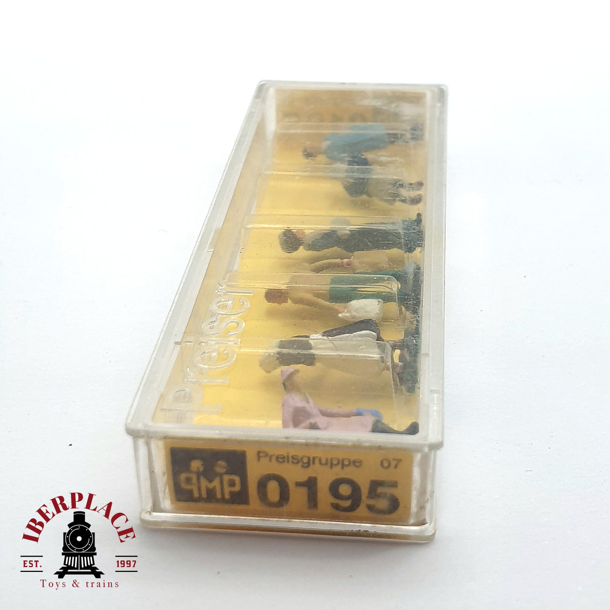 ♻️ 2da mano - Preiser 0195 personas en el mercado H0 escala 1:87 E15