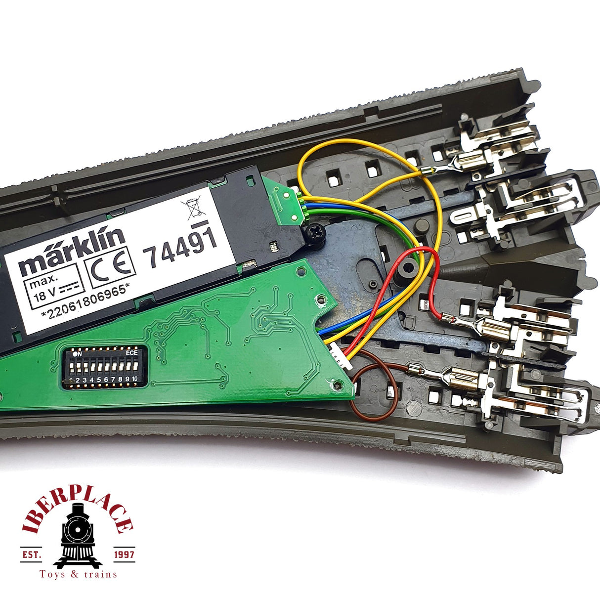 ♻️ 2da mano - Märklin 20611 desvió a la izquierda con decoder tipo C H0 escala 1:87 A11 2/3