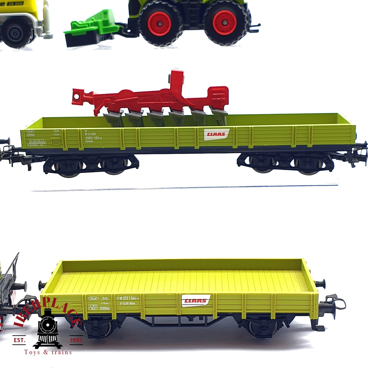 ♻️ 2da mano - Märklin Locomotora Digital mfx + vagones Claas Set H0 escala 1:87 A11
