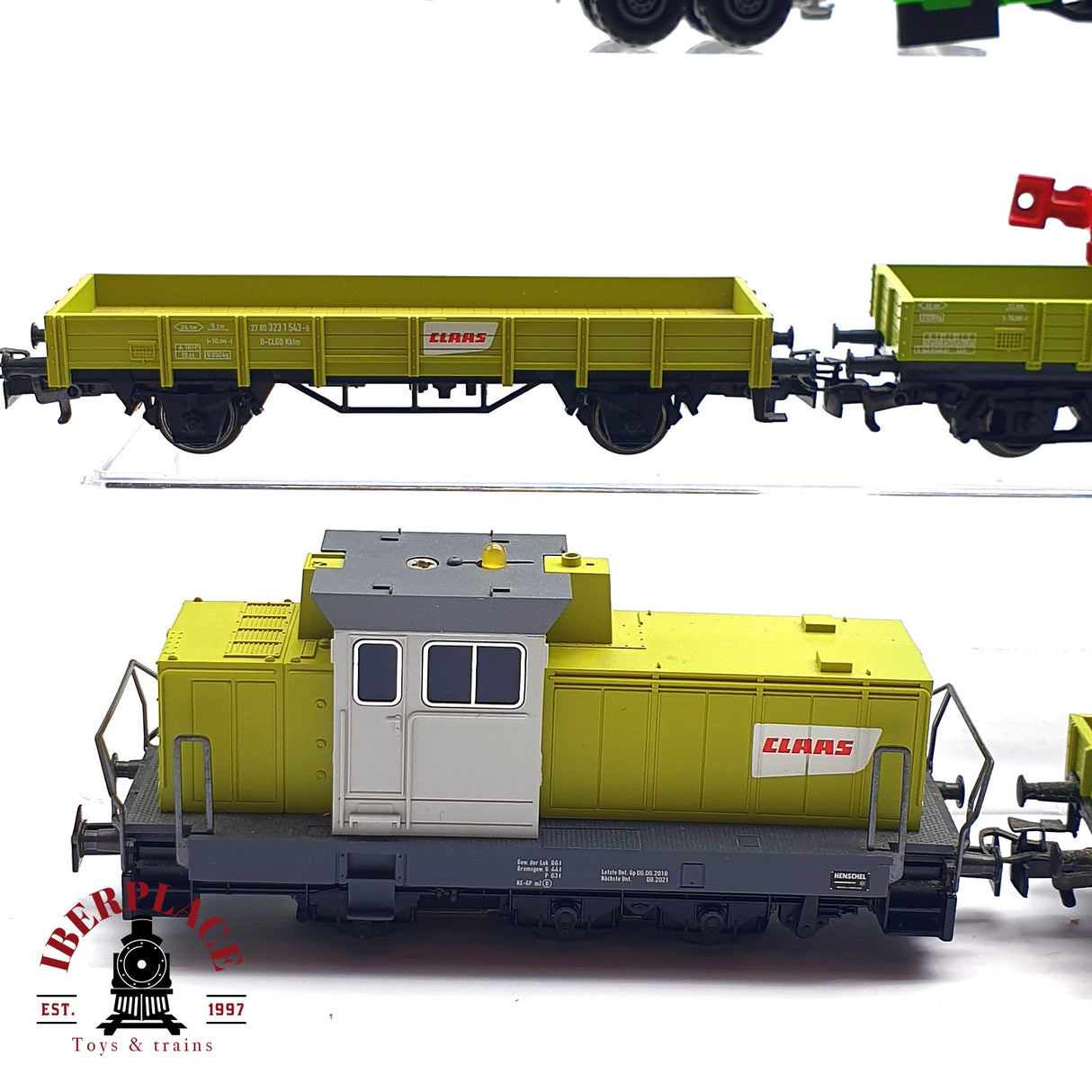♻️ 2da mano - Märklin Locomotora Digital mfx + vagones Claas Set H0 escala 1:87 A11