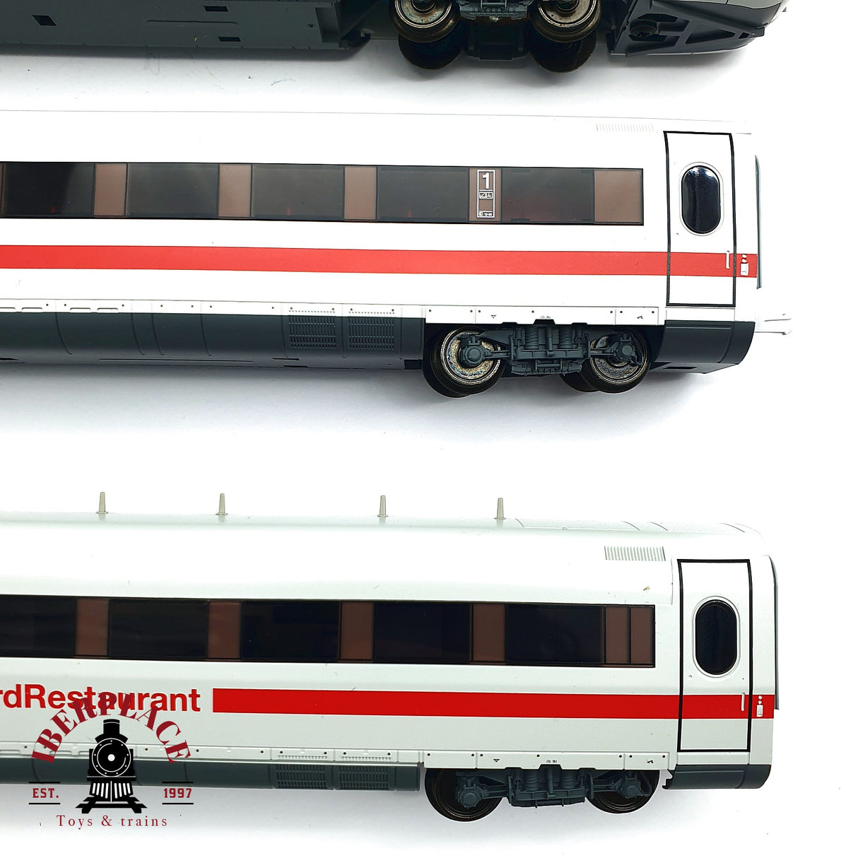 ♻️ 2da mano - Märklin Dig. Locomotora con sonido mfx ICE + Bord Restaurante DB H0 escala 1:87 A11