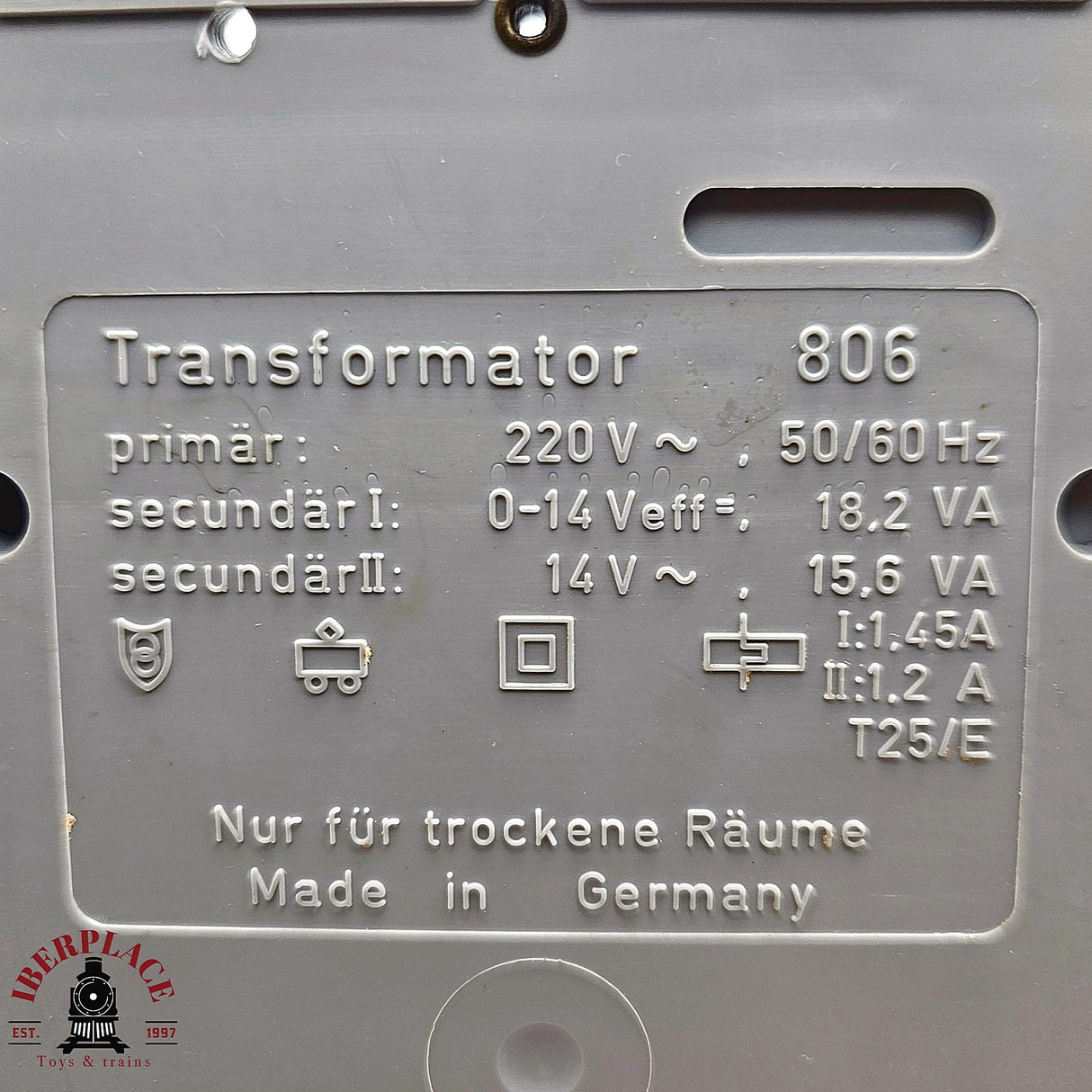 ♻️ 2da mano - Titan Typ 806 - 33 VA Transformador H0 escala 1:87 A15