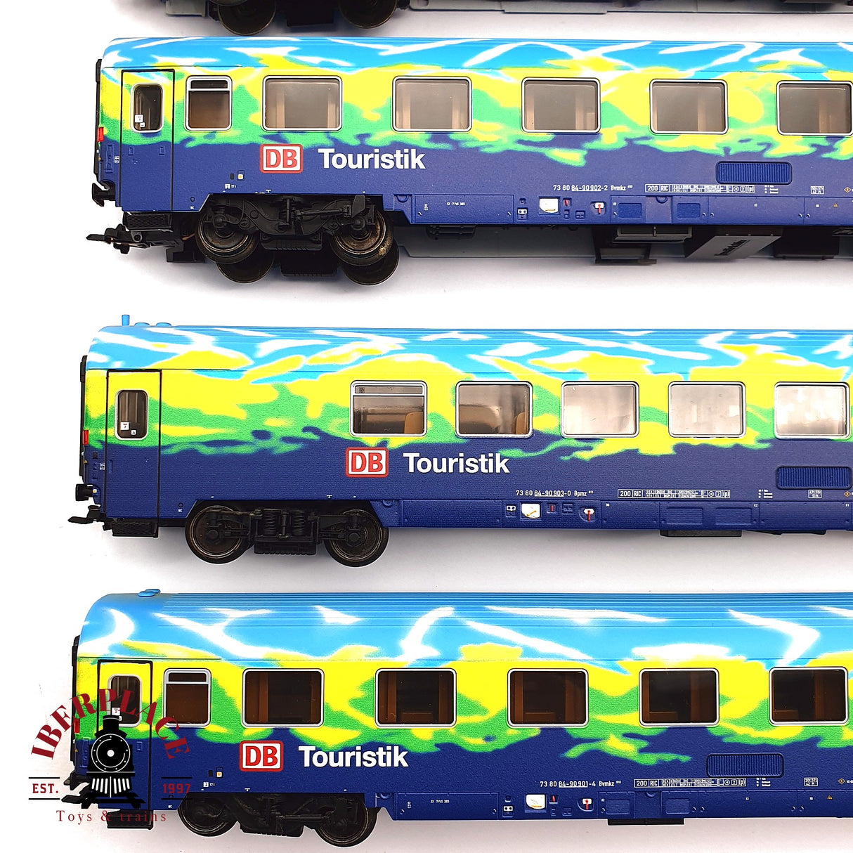 ♻️ 2da mano - Märklin 39218 / 43878 Dig. Locomotora con sonido mfx DCC Touristik con iluminación interior H0 escala 1:87 A11