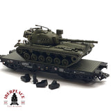 ♻️ 2da mano - Märklin vagón plataforma con tanque de guerra DB 399 H0 escala 1:87 A11