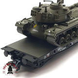 ♻️ 2da mano - Märklin vagón plataforma con tanque de guerra DB 399 H0 escala 1:87 A11