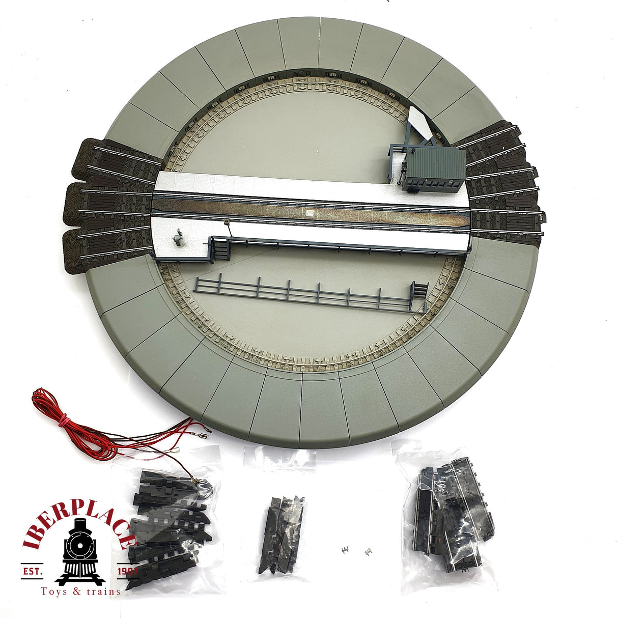 ♻️ 2da mano - Märklin 74861 Plataforma giratoria Digital Funciona con vías C H0 escala 1:87 A11