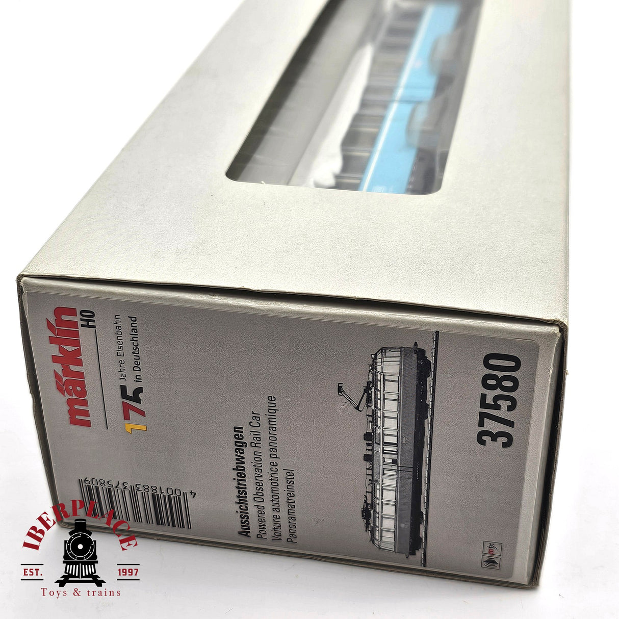 ♻️ 2da mano - AC Märklin 37580 Locomotora panorámica BR 491 DB Ep IV H0 escala 1:87 A16